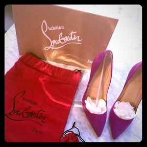 Christian Louboutin So Kate Suede Pumps Heels